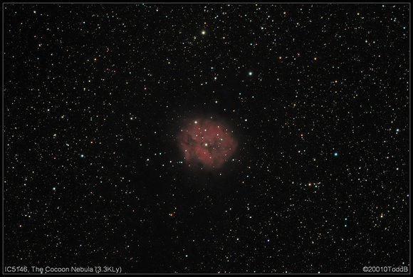 IC5146 or Caldwell19 The Cocoon Nebula (3300KLy)