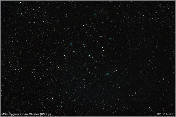 M39-Cygnus Open Cluster (800Ly)