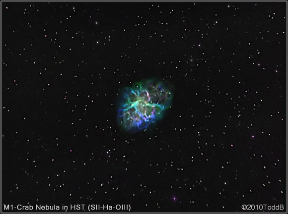 M1-Crab Nebula in HST