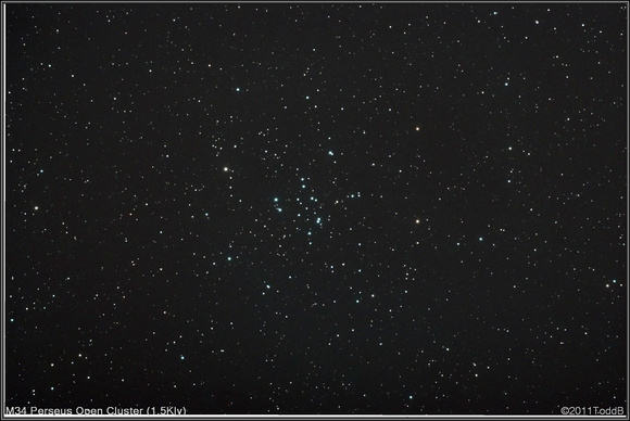 M34-Perseus Open Cluster (1.5KLy)