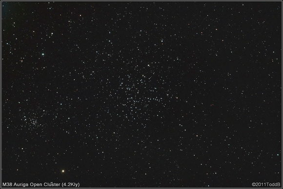 M38-Auriga Open Cluster (4.2KLy)