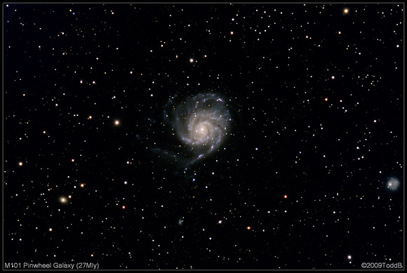 M101 Pinwheel Galaxy (27Mly)