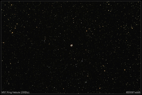M57 Ring Nebula (2300ly)