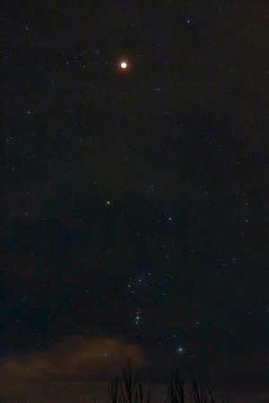 Orion during Lunar Eclipse