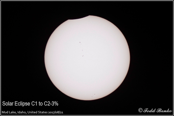 Solar Eclipse C1 to C2-3%