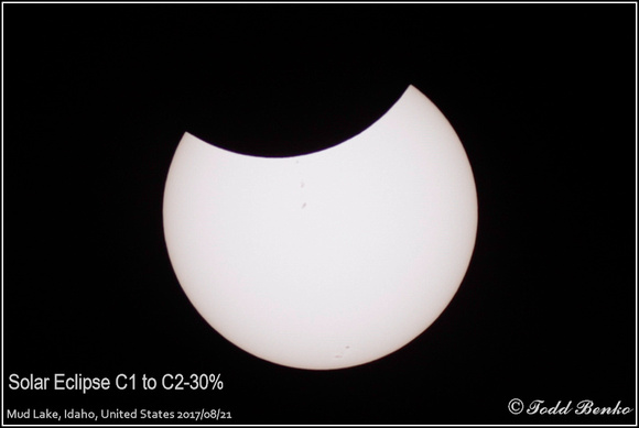 Solar Eclipse C1 to C2-30%