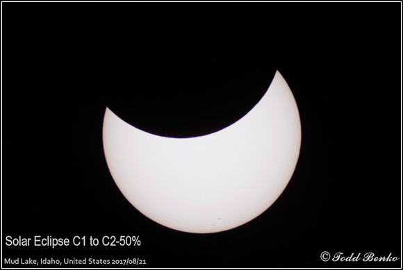 Solar Eclipse C1 to C2-50%