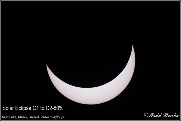 Solar Eclipse C1 to C2-80%