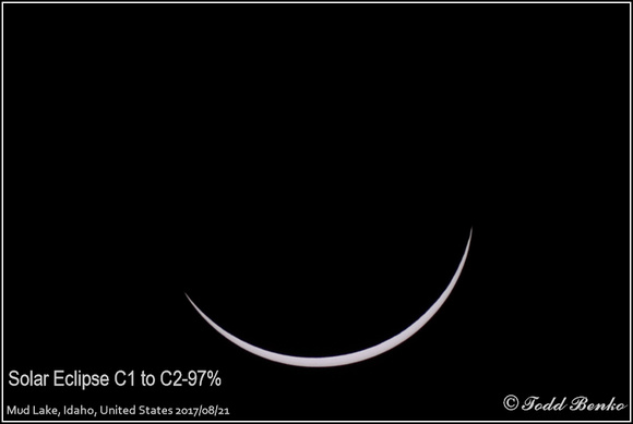 Solar Eclipse C1 to C2-97%
