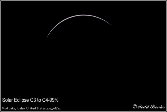 Solar Eclipse C3 to C4-99%