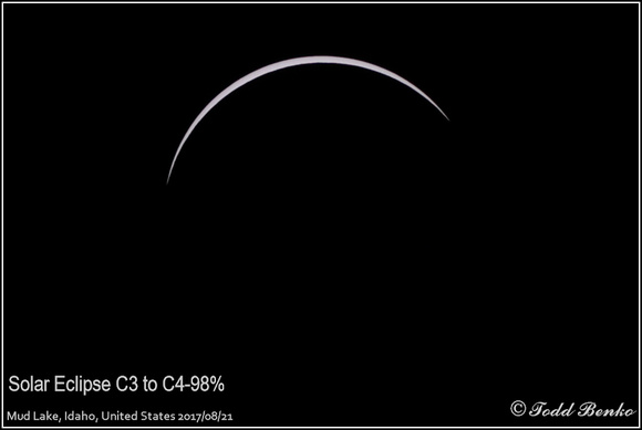 Solar Eclipse C3 to C4-98%