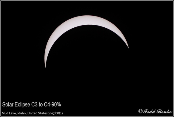 Solar Eclipse C3 to C4-90%