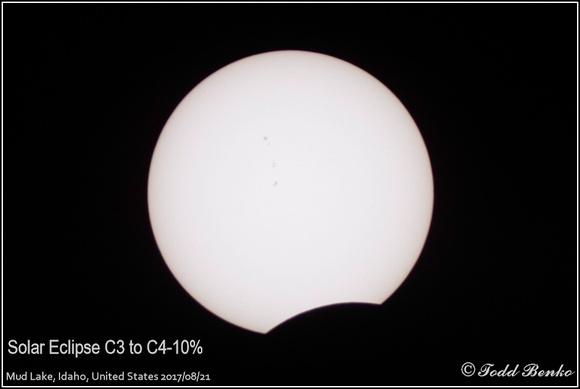 Solar Eclipse C3 to C4-10%