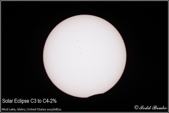 Solar Eclipse C3 to C4-2%