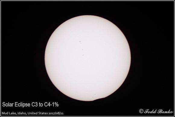Solar Eclipse C3 to C4-1%