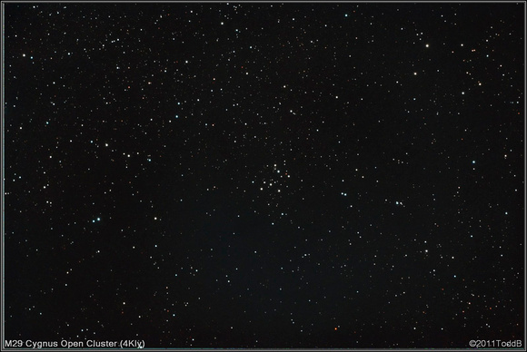 M29-Cygnus Open Cluster (4KLy)